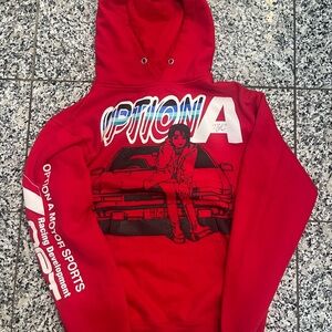Red Graphic Hoodie